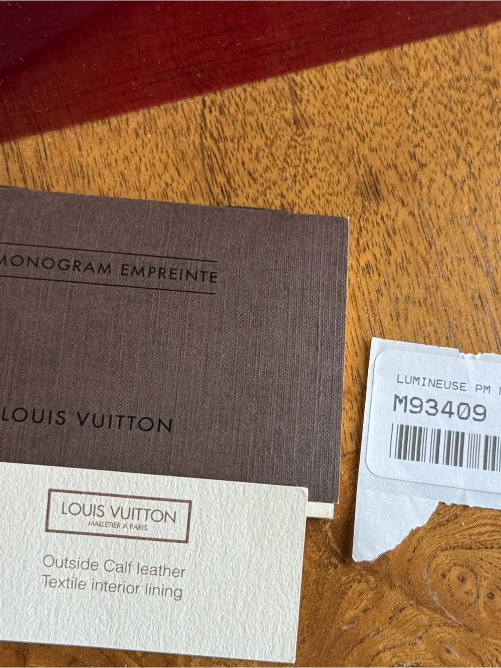 Louis Vuitton lv lumineuse